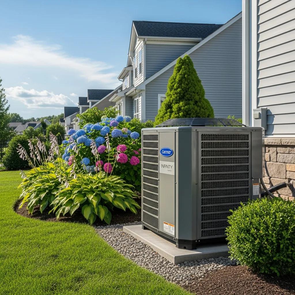 Why a Spring HVAC Tune-Up is Crucial for Your System 2 Well-maintained HVAC system in a home setting emphasizing system longevity