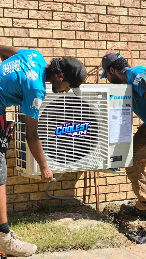 24/7 Emergency HVAC Repair in Central Texas 1 Close-up of an HVAC system showing signs of wear and potential issues